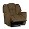 Penhaligon's Linen Rocking Recliner Chair - Brown