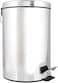 Moonlight Stainless Steel Dustbin, Pedal Bin - 5 Litre, Silver