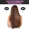 Generic Hair Straightener Brush, Ionic Hair Straightener And Curler 2 In 1, Anti-Scald Fast Heating Auto-Off Safe Straightening Comb For Women (Black)