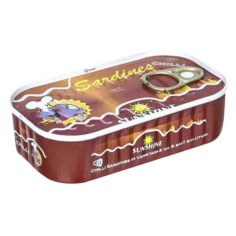 Sunshine Hot Sardine - 125 Gram