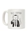 muGGyz I Just Want To Work In Garden And Hangout With Cats Coffee Mug White