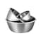 3x Mixing Bowls, Salad Bowl, Stainless Steel Small Medium and Large.