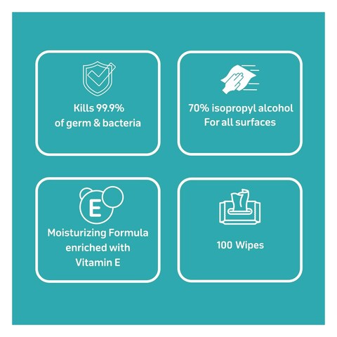 Carrefour Alcohol Wipes 100 Count