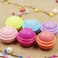 1Pcs Romantic Bear Ball Lip Balm Natural Plant Nutritious Lips Care (sweety orange)