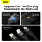 Baseus 100W Flash Series II Two-for-Three Fast Charging USB Type C Data Cable Compatible For iPhone 15/14/13/12/11 Series/MacBook/iPad/Samsung/Huawei And More 1.2 m Length, Black
