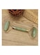 Generic - Face Care Portable Jade Roller Green/Gold 14centimeter