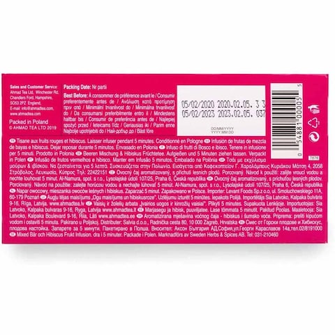 Ahmad Tea Mixed Berries And Hibiscus - 20 Bags