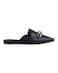 Amica Mules Bertha For Women&amp;Girls Stylish Fashion Vegan Leather Mule For Party/Casual Flat Loafers   Cute Comfortable Dressy Suitable for All Occasions Travel Modern Design   Style&amp;All-Purpose Black