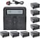 DMK Power NP-F970/NP-F960 (9800mAh) 8Pack Battery With DC-03 Digital Dual Battery Charger", made for LED Photo Video Lights and Monitor only (Not for Cameras &amp; Camcorder)