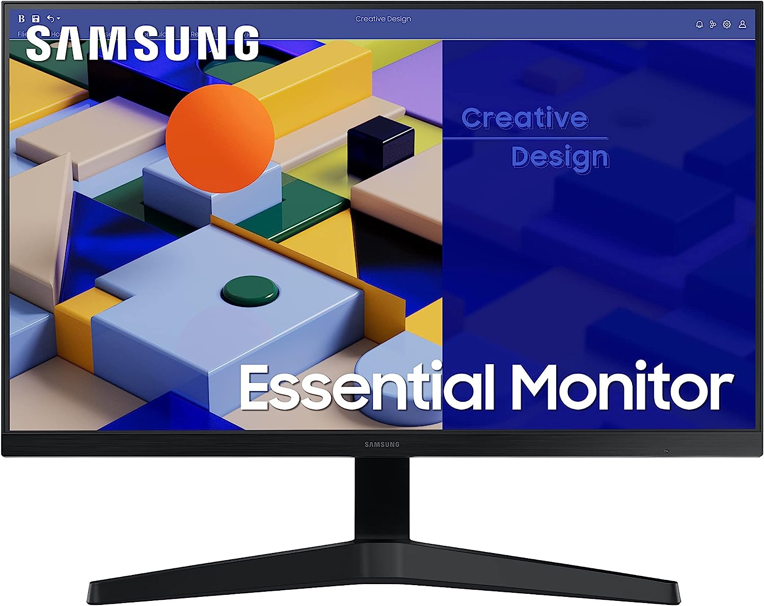 Samsung Essential 24&quot; S3 Flicker Free Monitor, Black LS24C310EAMXUE