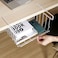 4 Pack White Under Cabinet Shelf Basket Organizer Hanging Rack Storage