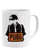 Generic Pubg Printed Coffee Mug White/Black/Orange 11Ounce