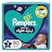 Pampers Baby-Dry Night Diapers&amp;Additional Absorption Layer For Overnight Leakage Protection Size 3 7-11kg 80 Diapers