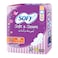 Sofy sanitary napkin for women soft and secure large with wings 30 + 6 pads