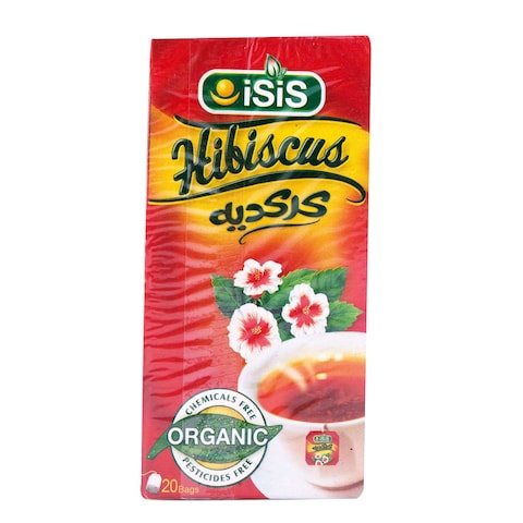 Isis Natural Hibiscus Flavour Tea - 20 Sachets