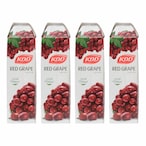 Buy KDD Red Grape Juice 1L x 4 Pieces in Kuwait