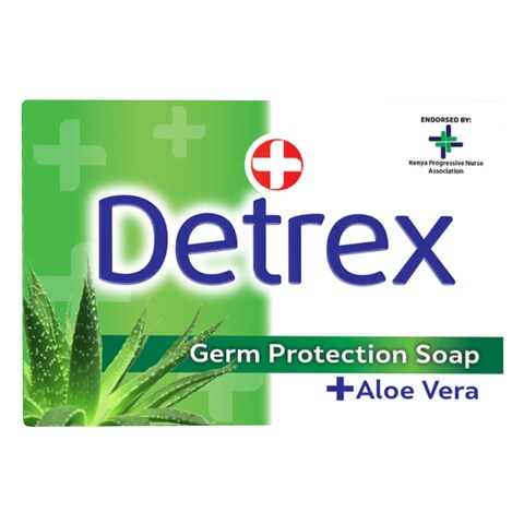 Detrex Aloe Vera Germ Protection Medicated Soap 100g