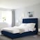 In House Las Palmas Velvet Bed Frame - Queen - 200x140 cm - Dark Blue