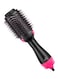 2-in-1 Hair Dryer And Volumizer Brush Black/Pink