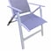 WHITE &amp; GREY COLOR TEXILENCE FOLDING CHAIR