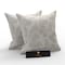 Square Handmade Self Print Fabric Cushion Cover Pack Of 2 ( 16 x 16 inch )