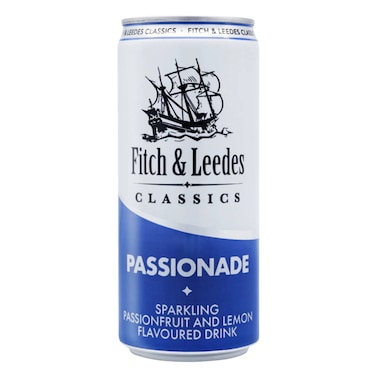 Fitch  Leedes Classics Passion Fruit And Lemon Sparkling Drink 300Ml