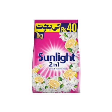 Sunlight 2 in 1 Clean &amp; Jasmine Fresh 1 kg