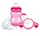 Nuby Training bottle with Wide Neck - 240 ml,Pink