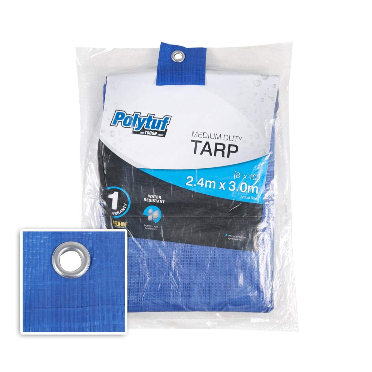 Buy Polytuf Medium Duty Super Tarpaulin 2.4 X 3.0m Online | Carrefour UAE