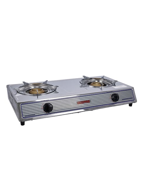 Geepas Automatic Ignition System Stainless Steel Gas Cooker Ggc31033 Silver