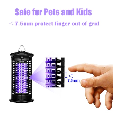 Generic-Electric Bug Zapper Mosquito Killer Bug Fly Insect Attractant Trap with UV Light Pests Catcher Lamp Portable Standing or Hanging for Indoor and Outdoor