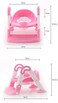 3 in 1 Baby Toddler Kids Potty Toilet Training Safety Adjustable Ladder Seat Chair Step (PINK)