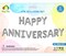 Party Time 1 Set of 16inches Silver Happy Anniversary Foil Balloon For Anniversary Party Decoration, Banner Backdrop for Anniversary Celebration - Valentine&#39;s Day Party Supplies