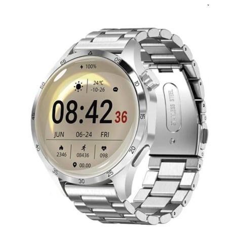Smart Watch Answer Make Calls, Fitness Watches With Sports Blood Oxygen Heart Rate Sleep Monitor IP68 Waterproof Smart Watch For Android iOS Phones Silver