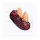 Dates With Almond - 500 gram