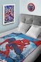 Generic Marvel Spiderman Flannel Blanket For Kids, All-Season, Ultra Soft, Fade Resistant (Official Marvel Product), Multicolor, Trha18268, Kids Blanket, Queen