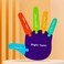 Toy Land Early Education Children 3D Wooden Palms and Soles Jigsaw Puzzle Colorful Montessori Jigsaw Puzzles Toys for Children