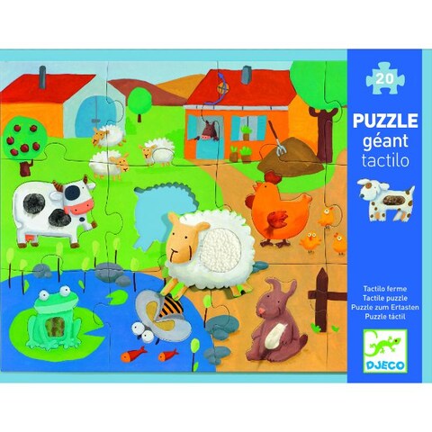 Djeco Farm Tactile Puzzle