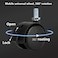 Wardrobe Metal Garment Display Clothing Racks With Top Rod And Lower Storage Shelf Hooks For Hats And Bags, 125cm Multilayer-Black