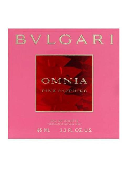 Bvlgari Omnia Pink Sapphire Eau De Toilette For Women - 65ml