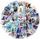 Jjlin 50Pcs Frozen Stickers Waterproof Vinyl For Water Bottle Luggage Bike Car Decals Anna And Elsa Kids(Frozen)