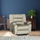 In House Velvet Classic Recliner Chair - Light Beige - Nice 02