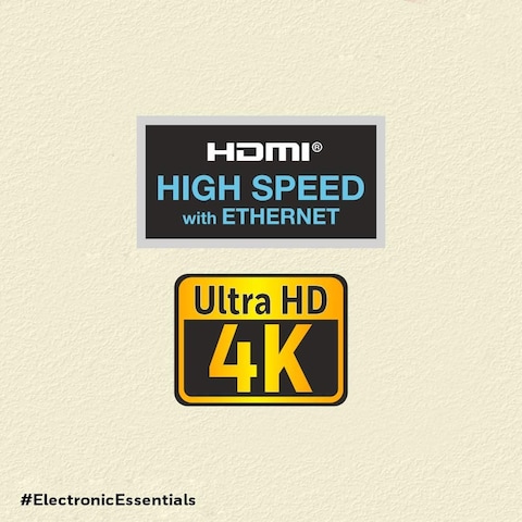 Honeywell High Speed Short Collar HDMI 2.0 Cable With Ethernet - 5M