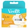 Gillette Venus And Olay WoMen's Razor Blade Refills White 4 PCS