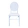 Jilphar Furniture Polypropylene Indoor/outdoor Dining Chair, White JP1311C