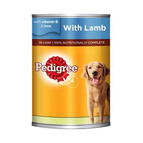 Pedigree Dog Food Lamb Wet Can 400GR