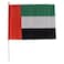 Ahlan United Arab Emirates Flag Set Small Medium Large 6 PCS