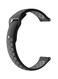 Fitme Sport Replacement Band For 22mm Watches, Black/Grey