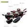 Royalford Delight Cooking Set 9 Pieces Black
