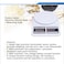 Generic Sf400 Kitchen Scale Household High Precision Baking Scale Medicinal Food Accessories Electronic Scale Weight Scale 10kg White